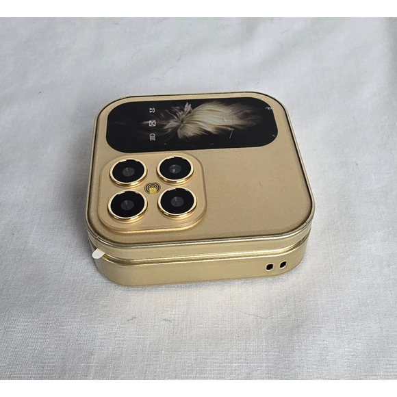 i17 Mini Palm Flip Mobile Phone 2G Dual SIM Standby Speed Dial FM Radio Voice - Picture 16 of 16